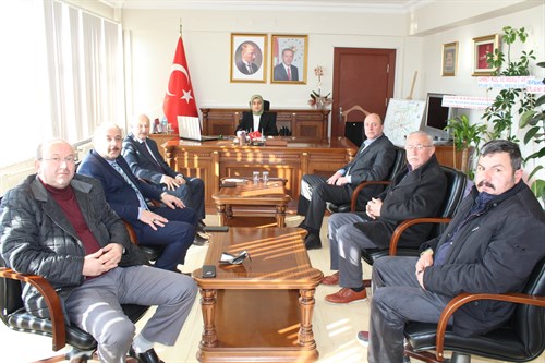 Kaymakamımız Büşra GÜNEŞ’e Belediye Başkanı İbrahim ERTUĞRUL’dan hayırlı olsun ziyareti.